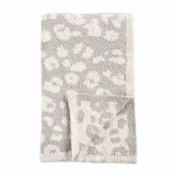 Leopard Blanket Gray