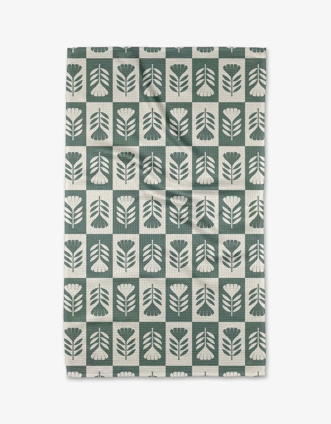Tea Towel | Green Flower Patch