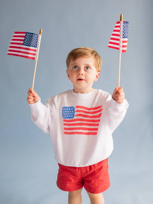 Watercolor Flag Sweatshirt | Youth