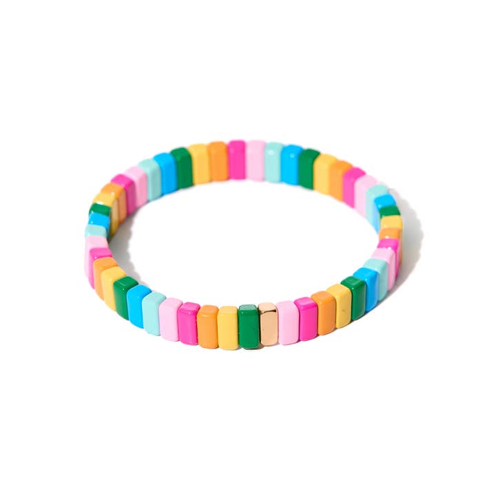 Neon Rainbow Bracelet