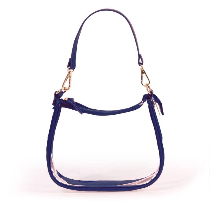 Clara Clear Purse | Navy