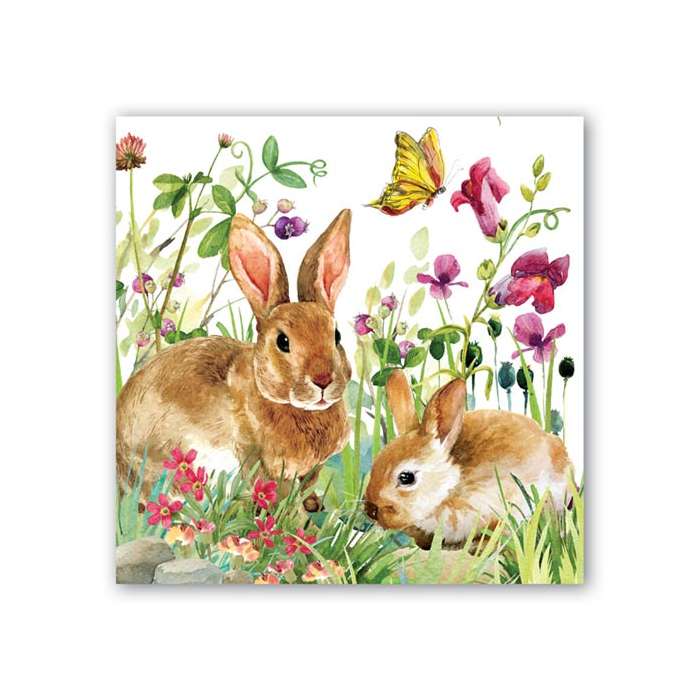 Cocktail Napkins | Bunny Meadow