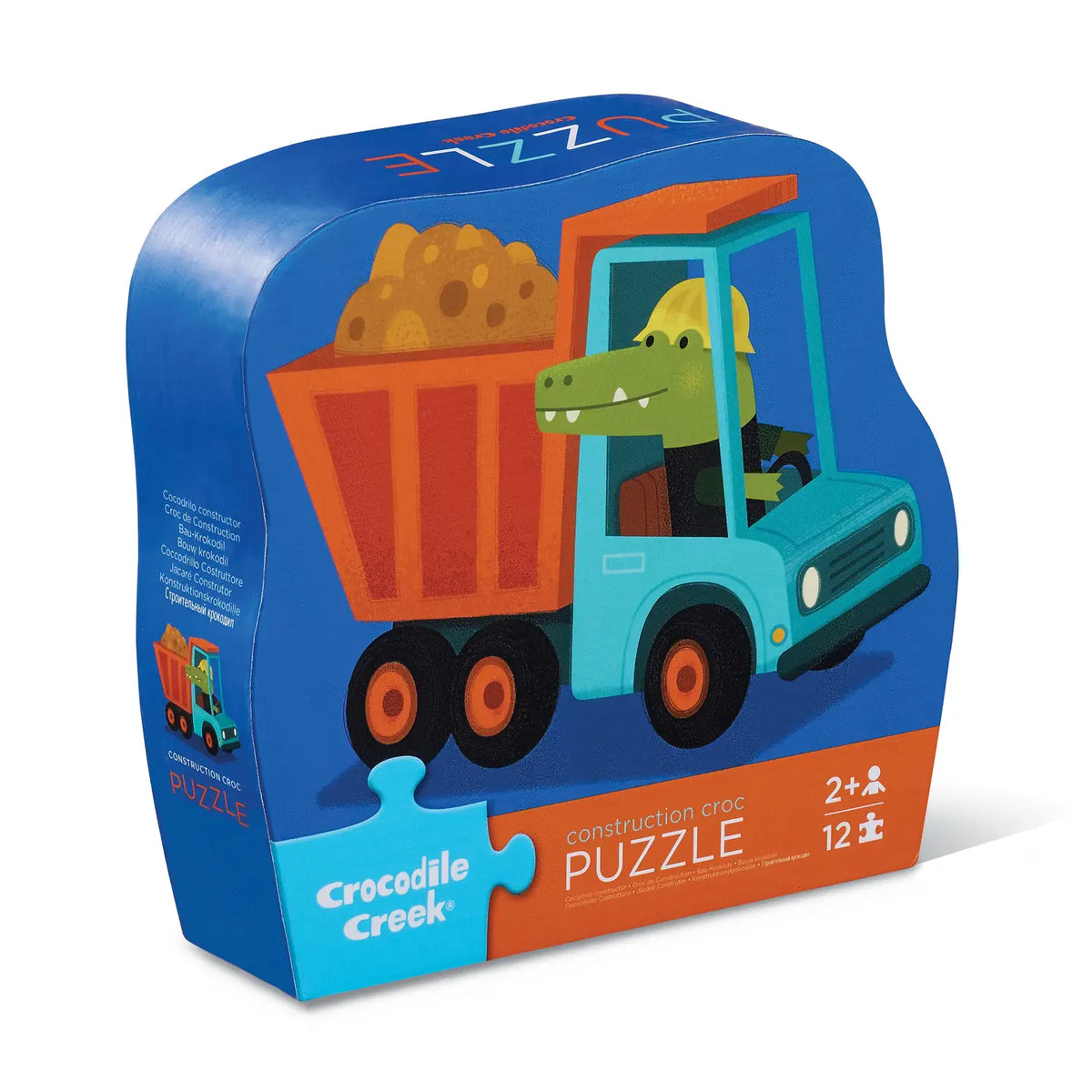 12-Piece Shaped Box Puzzle | Construction Croc