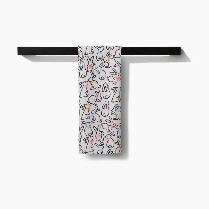 Tea Towel | Playful Bunnies