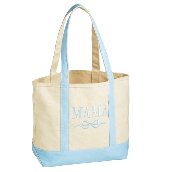 Blue Mama Canvas Tote