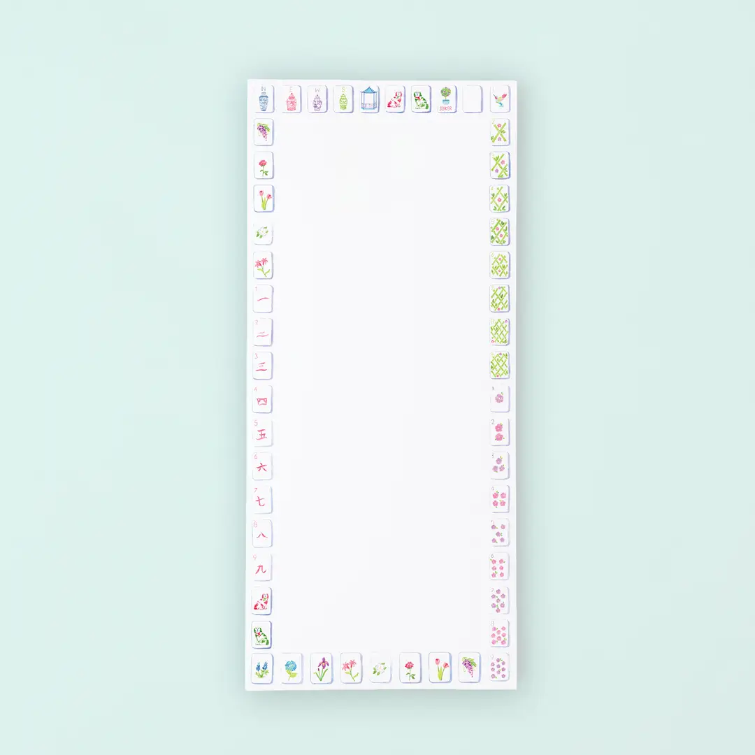 Mahjong List Notepad