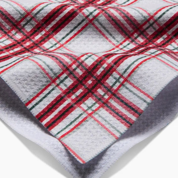 Tea Towel | Candy Cane Plaid
