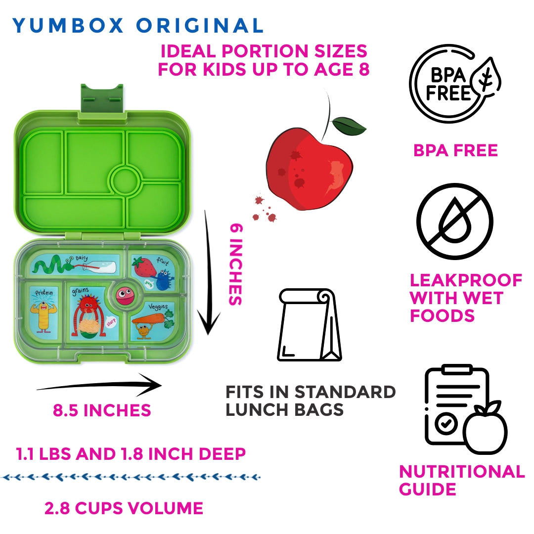 Yumbox Original - Matcha Green
