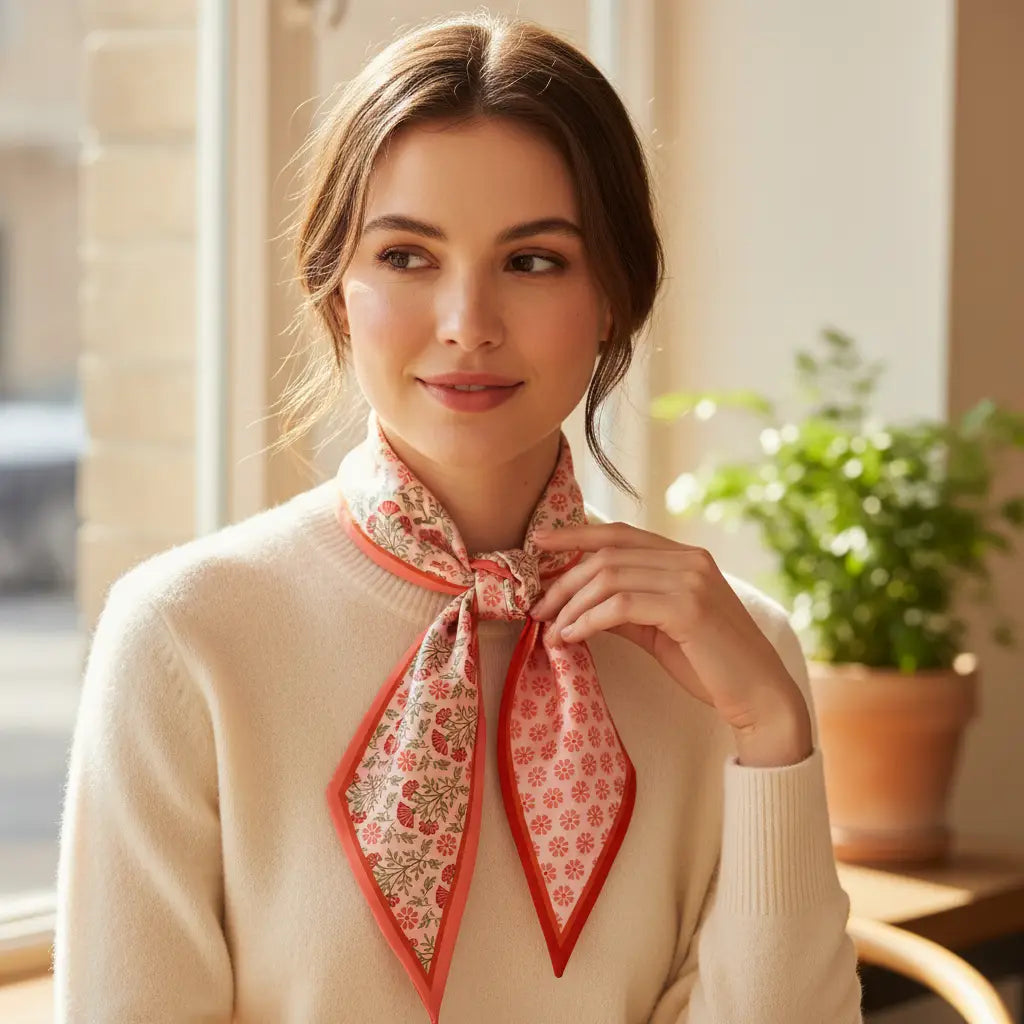 Twirl & Tie Scarf Accessory | Everbloom Dusty Rose