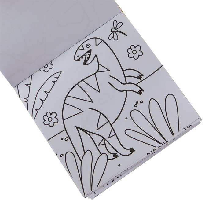 Carry Along Crayons & Coloring Book Kit | Dinoland