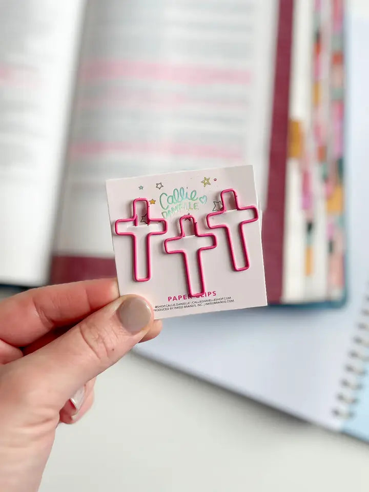 Paperclips | Pink Cross