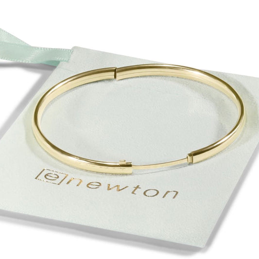 Cherish Gold Bangle Bracelet | Small