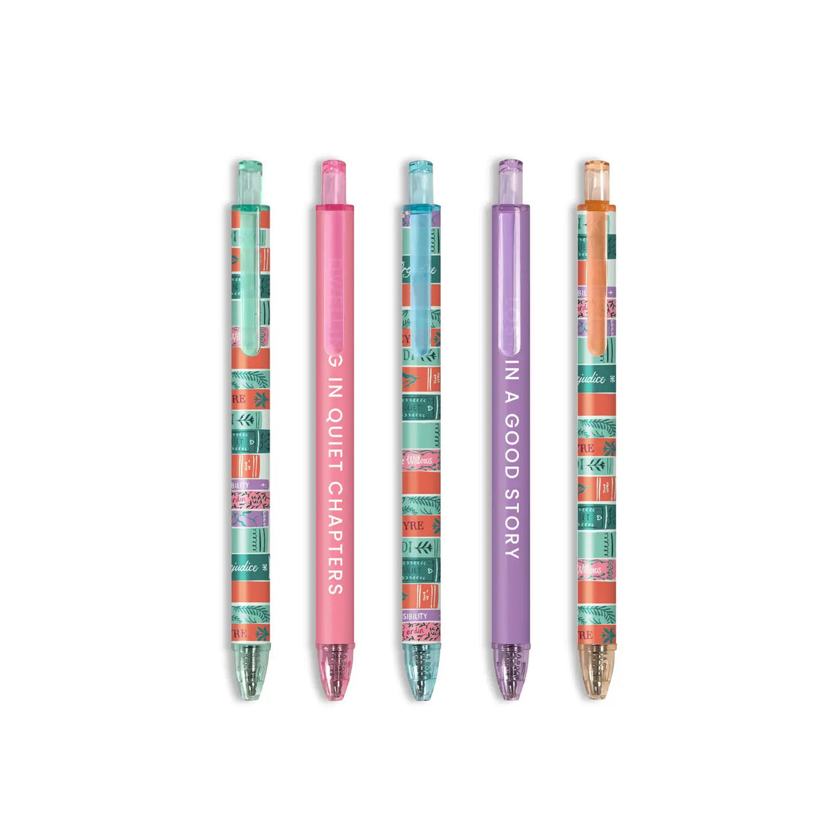 Cozy Reads Soft-Touch Gel Pen Set