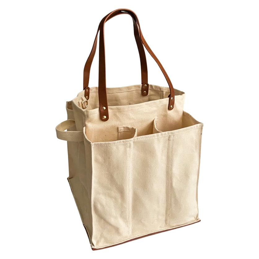 Heavy Canvas Market Tote | Natural