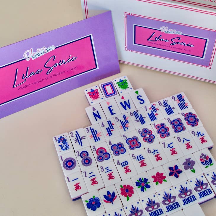 Mahjong Tiles | Lilac Soiree