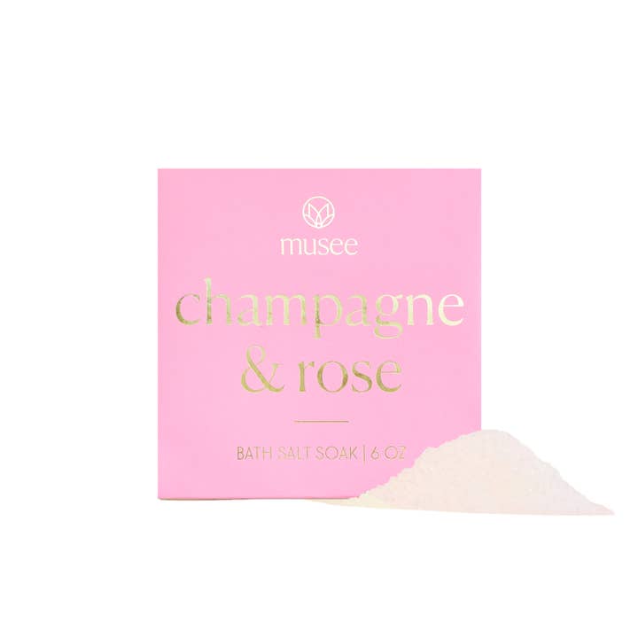 Mini Bath Salt Soak | Champagne & Rose