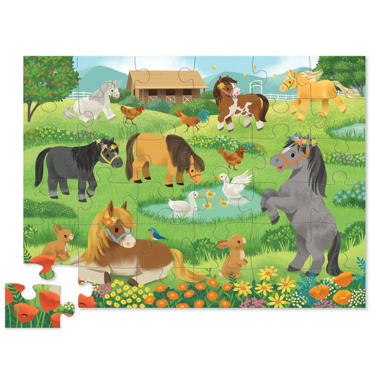 36-Piece Shaped Box Puzzle | Pretty Ponies