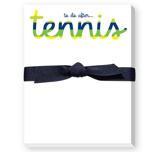 To Do After Tennis Mini Notepad - Multi