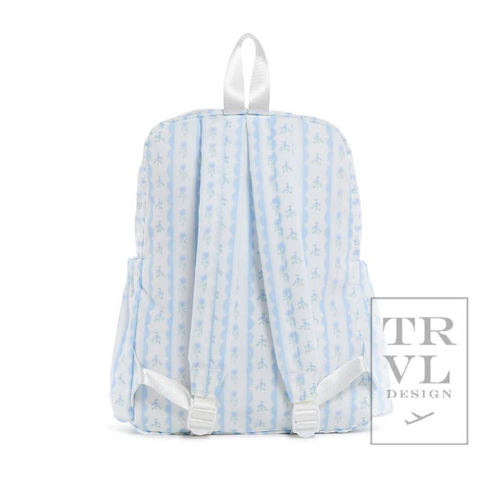 Backpack | Ribbon Floral Blue