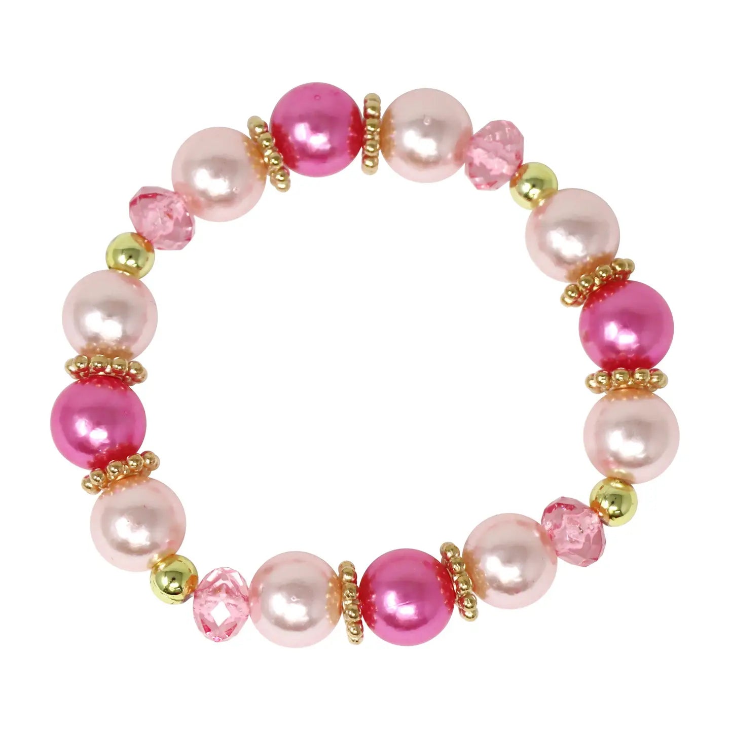 Pink Butterfly Necklace & Bracelet Set