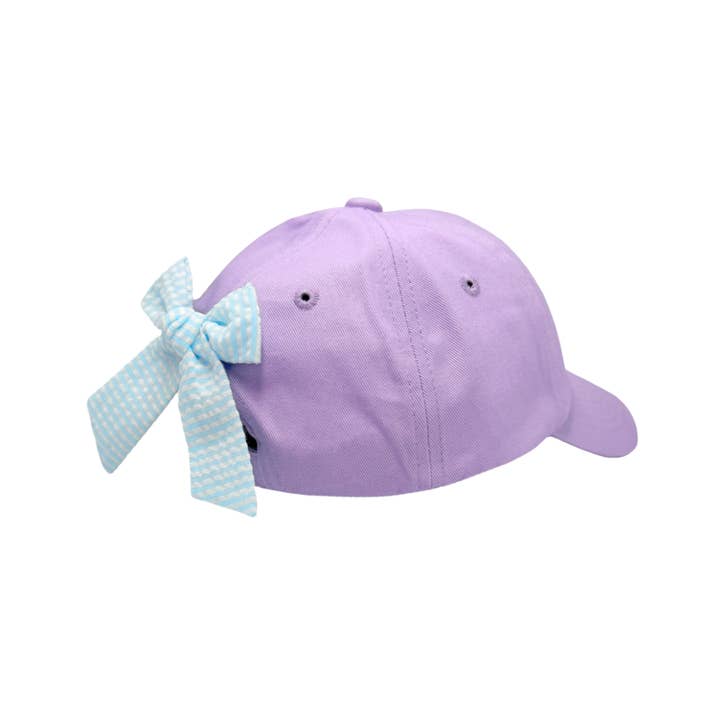 Baseball Hat | Lavender Mermaid Bow | Youth