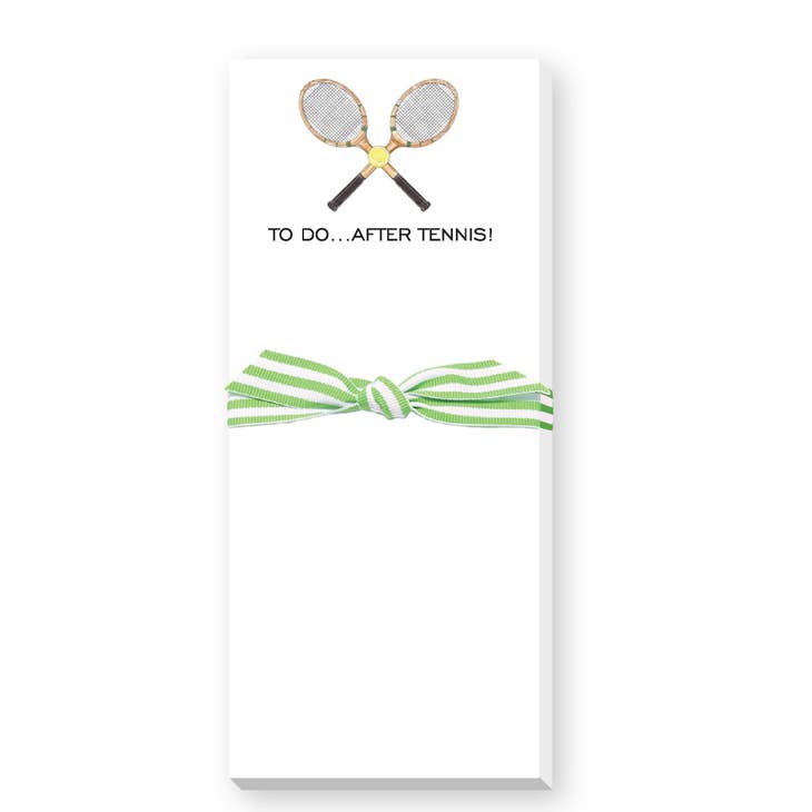 To Do After Tennis Skinnie Notepad
