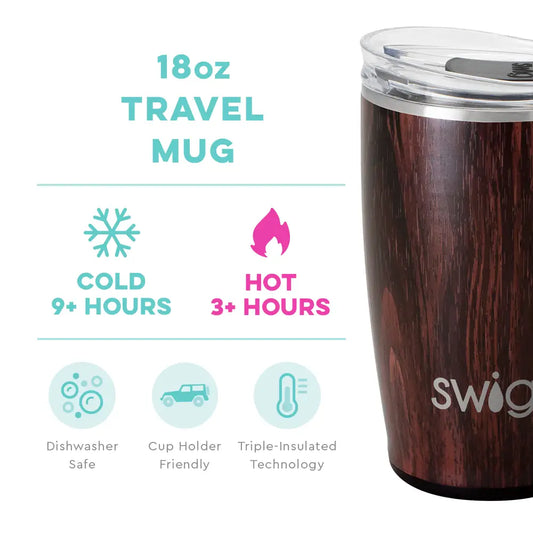 18oz Travel Mug | Bourbon Barrel