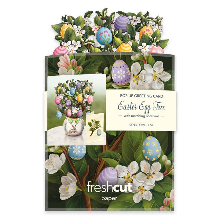 Mini Pop-Up Greeting Cards | Easter Egg Tree