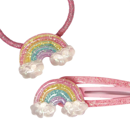 Glitter Rainbow Hair Accessories