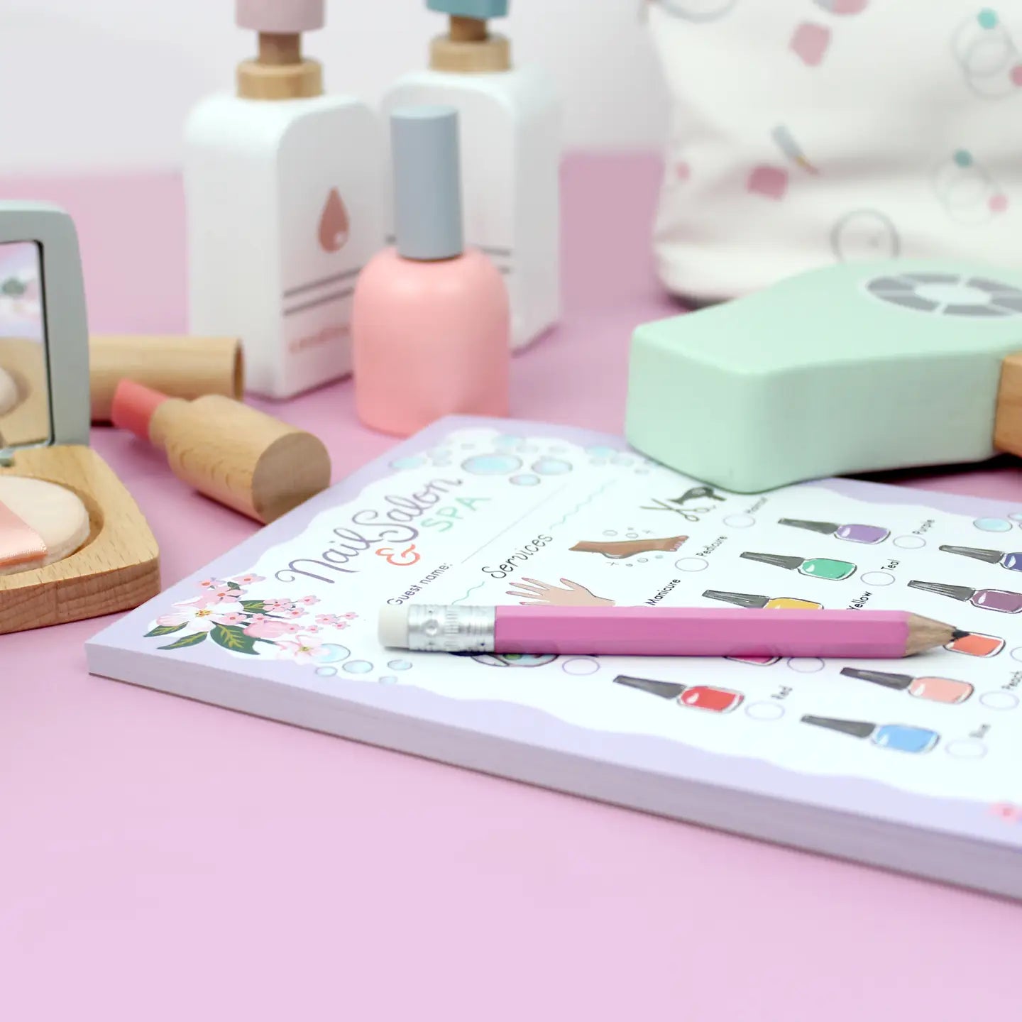 Inklings Tiny Town Play Notepad | Nail Salon & Spa
