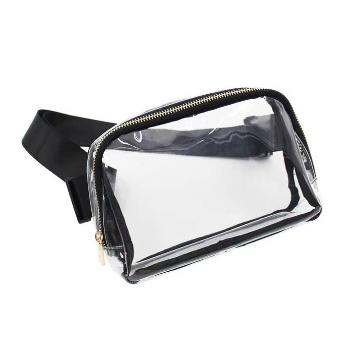 Varsity Collection Clear Fanny Waist Pack Belt Bag
