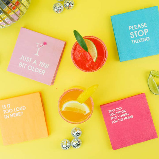 Cocktail Napkins | Too Old for TikTok