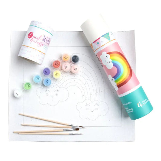 Paint by Numbers Kit | Rainbow
