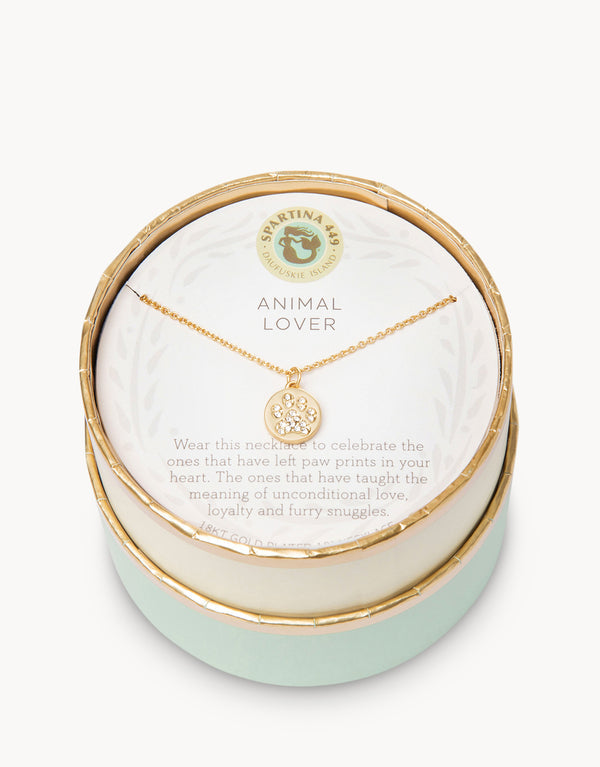 SLV Necklace 18“ Animal Lover/Paw