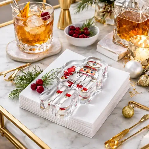 Acrylic Napkin Weight | Nutcracker