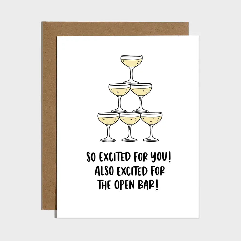 Greeting Card | Open Bar Wedding