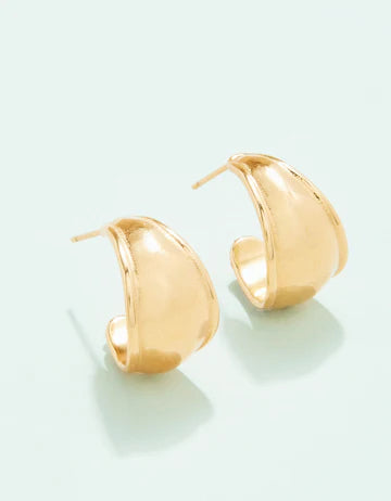 Hawser Hoop Earrings Gold