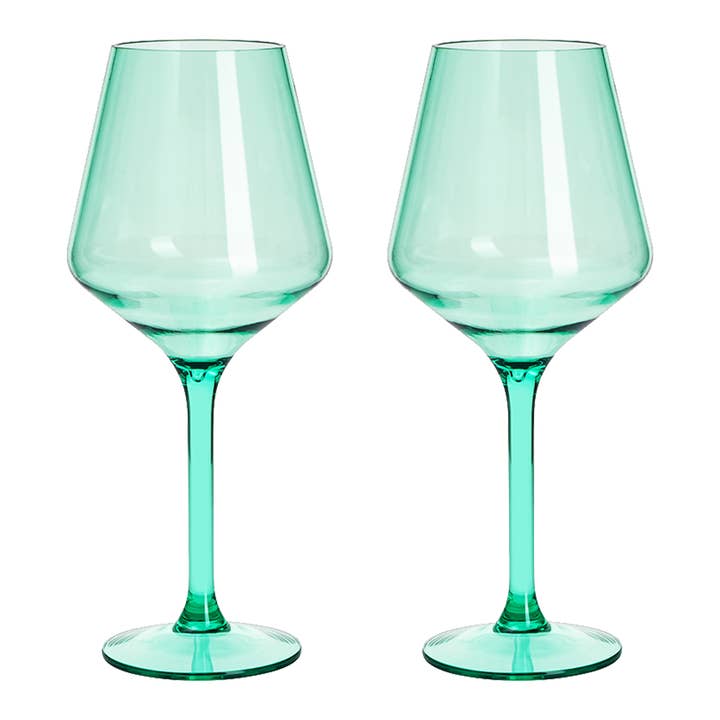 Unbreakable Floating Wine Glass | Green