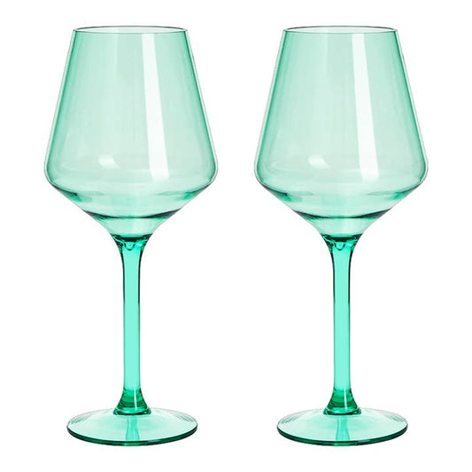 Unbreakable Floating Wine Glass | Green
