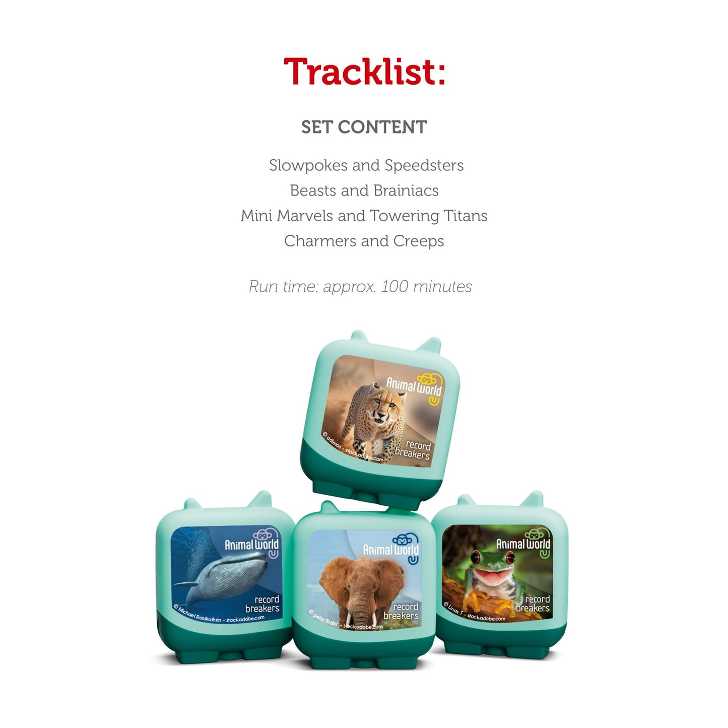 Clever Tonies Set | Animal World: Record Breakers