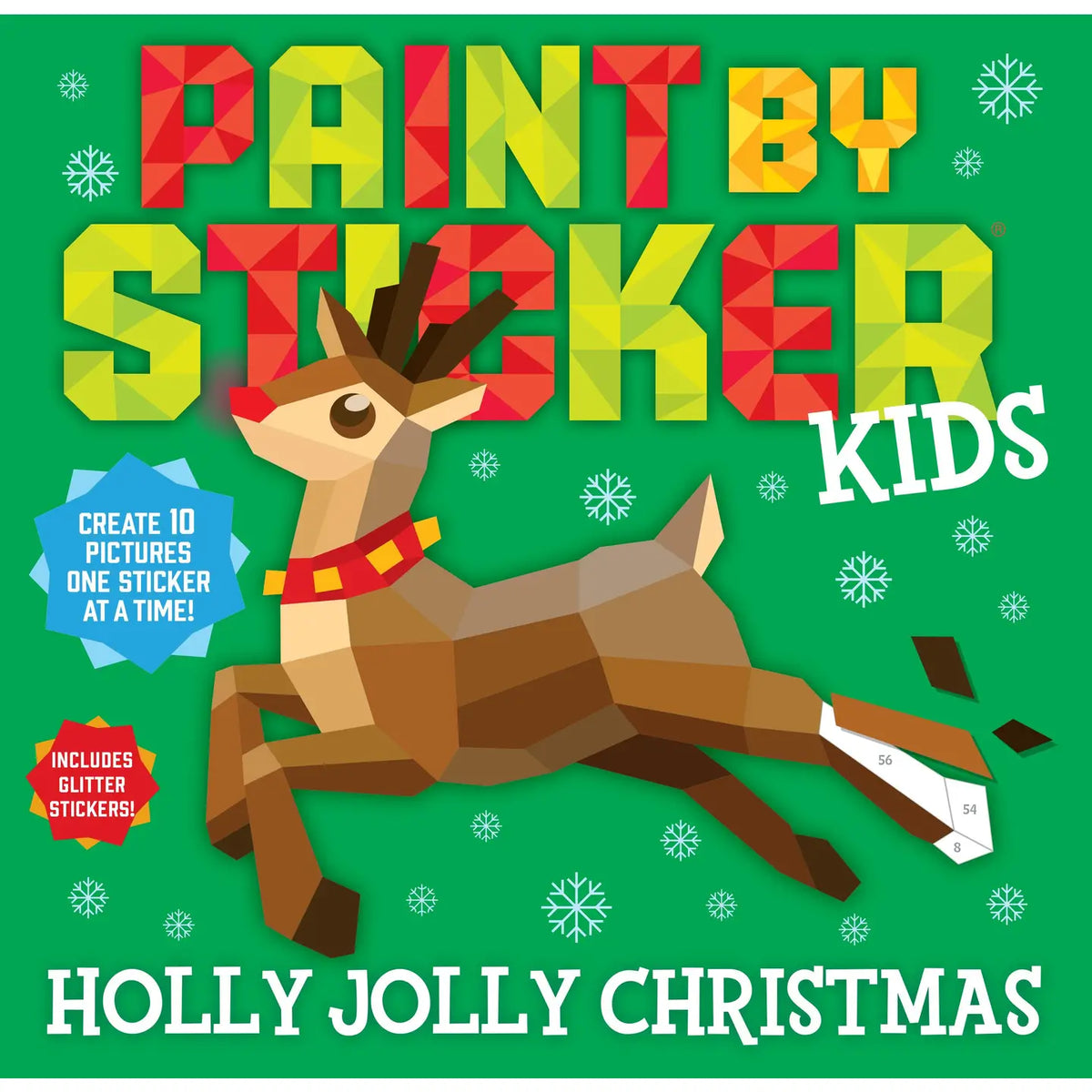 Paint By Sticker Kids: Holly Jolly Christmas