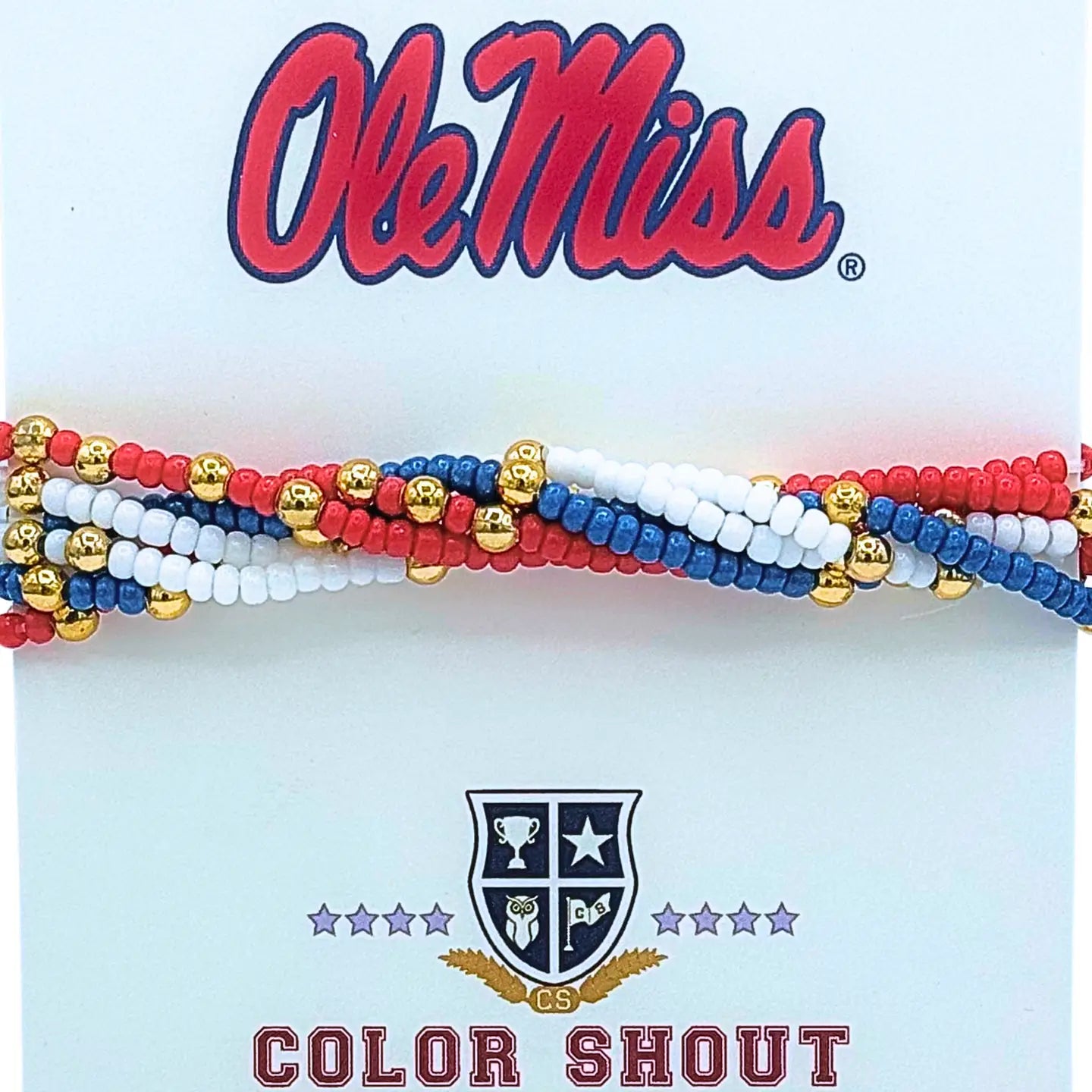 Ole Miss | Set of 6 Bracelets
