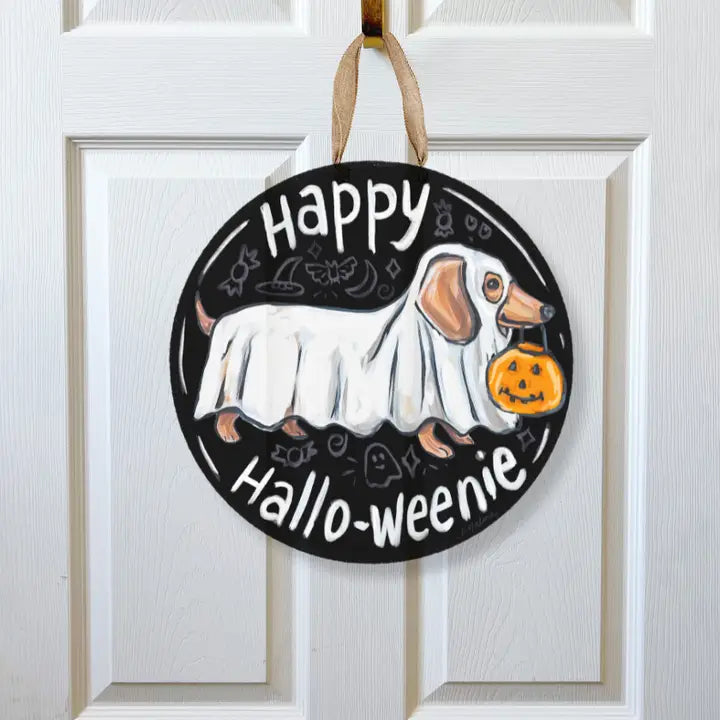 Door Hanger | Happy Hallo-Weenie