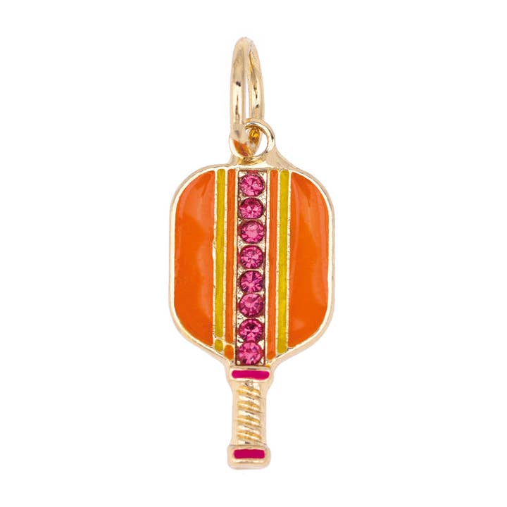 Charm | Orange Pave Pickleball Paddle