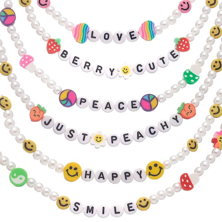 Necklace | Beaded Choker | Straight Up Charmed (Assorted Styles)