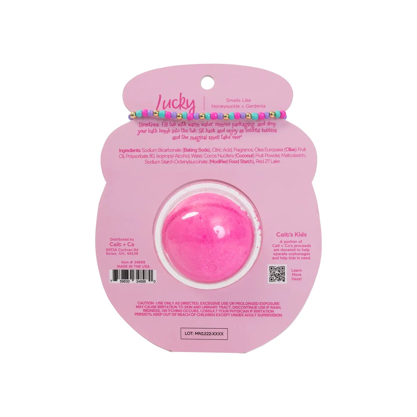 Friendship Bracelet Bath Bomb | Lucky