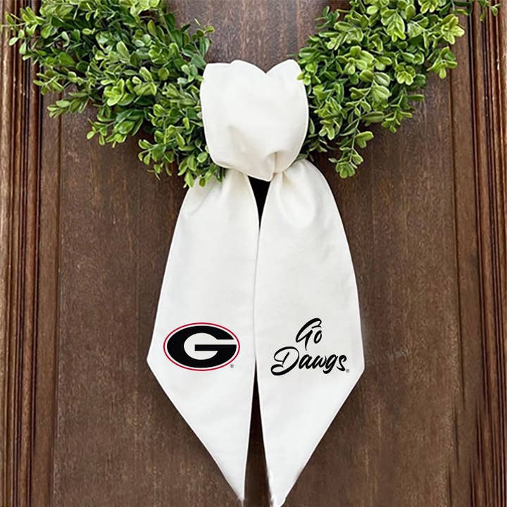 Embroidered Logo Wreath Sash | Georgia