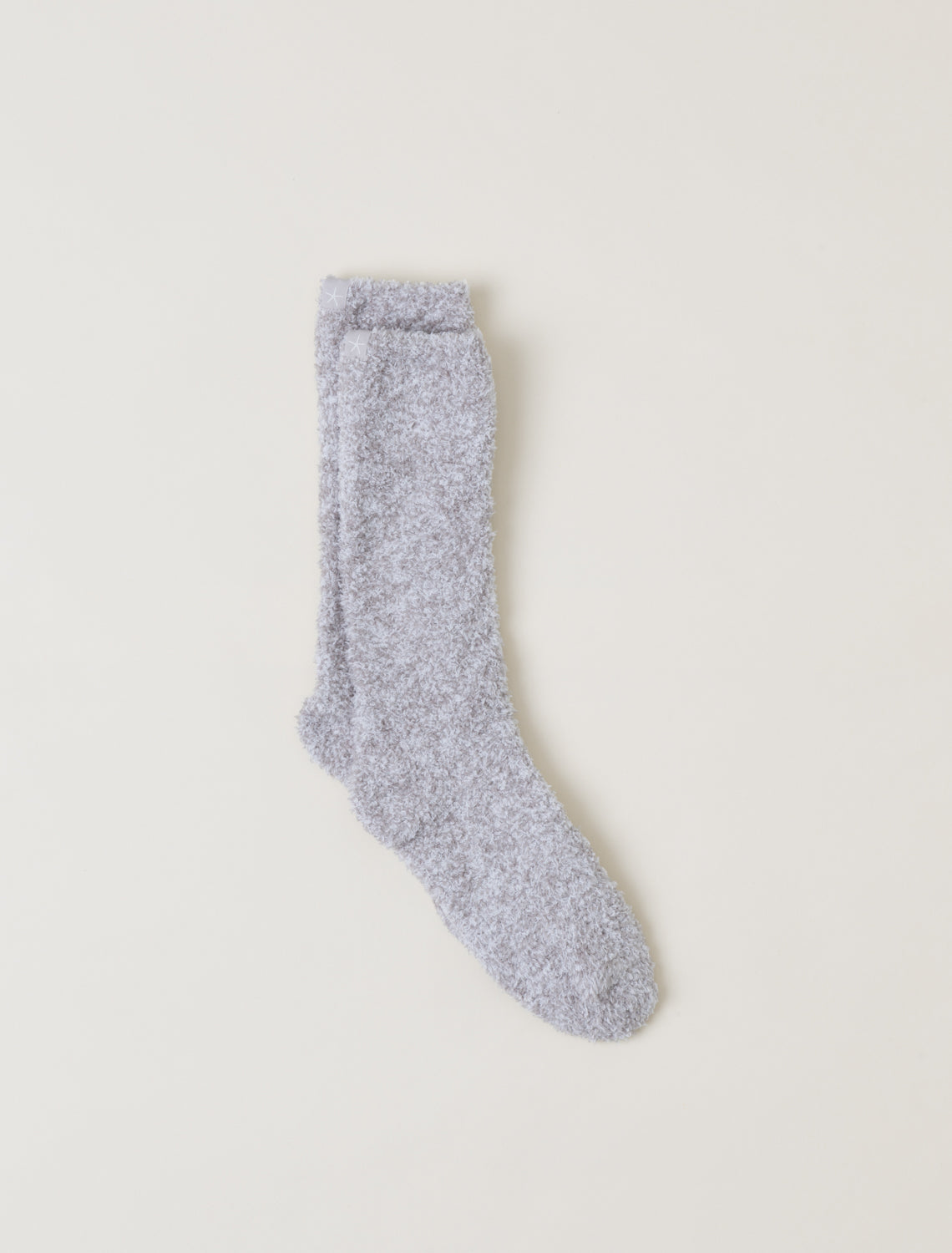 CozyChic® Heathered Socks | Oyster/White