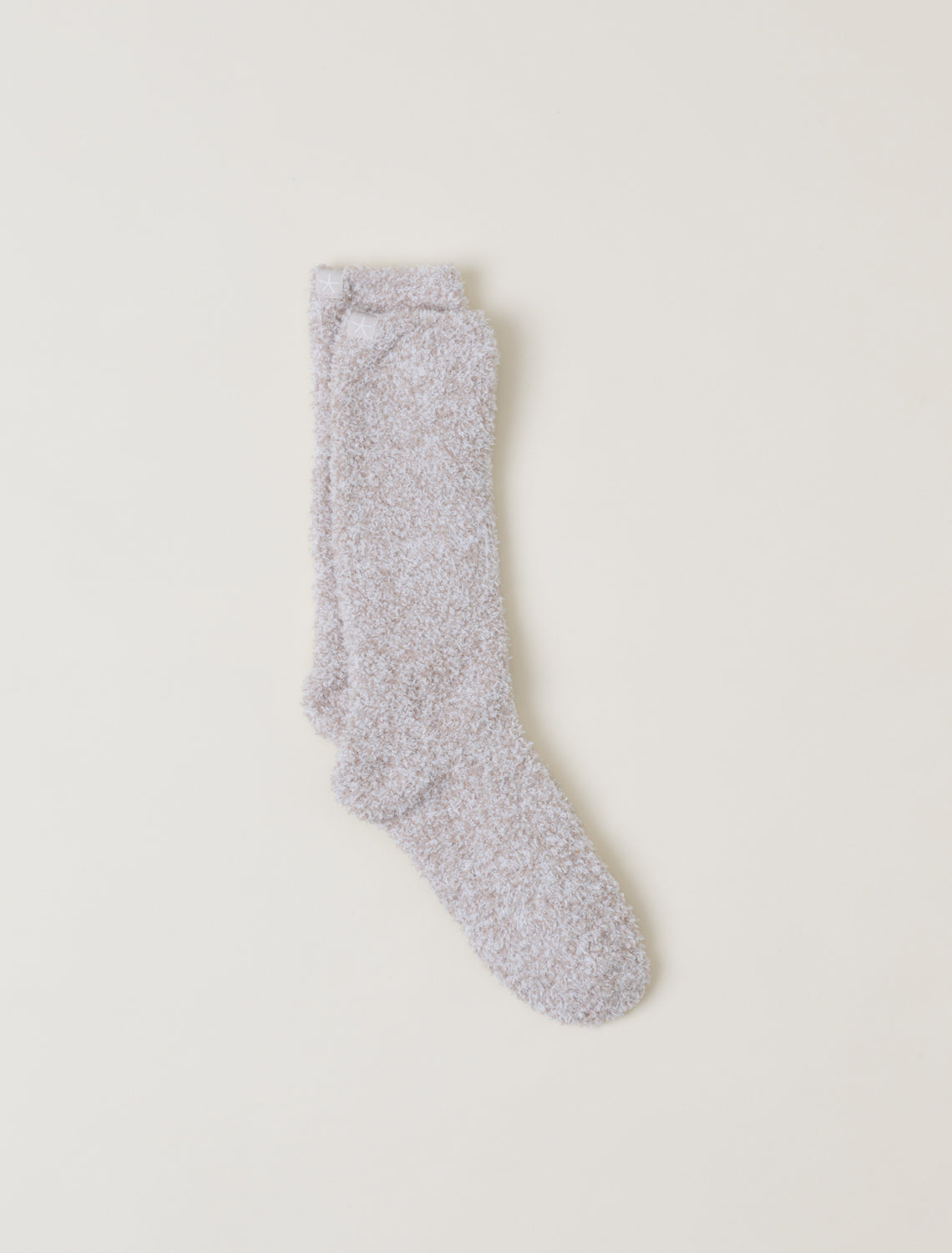 CozyChic® Heathered Socks | Stone/White