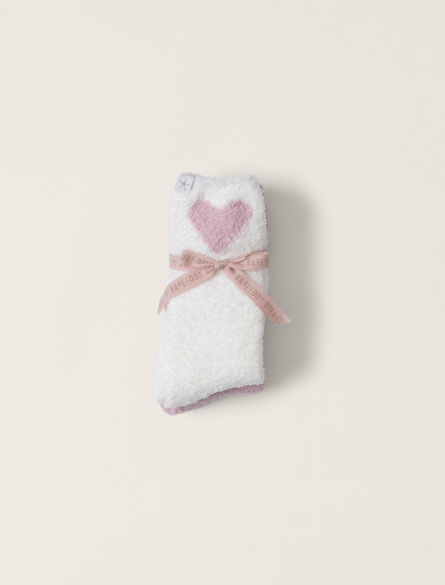 CozyChic Lite Heart Print Sock Set | Pink Peonie/Pearl